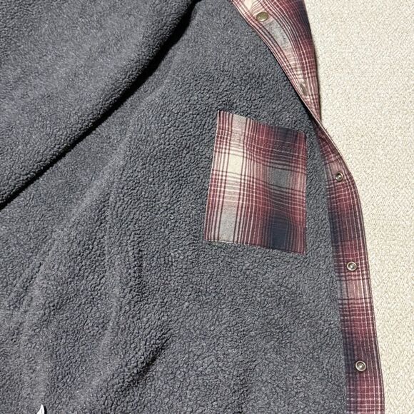 Carhartt 4XL XXXXL Plaid Sherpa Lined Insulated Shacket Shirt Jacket Men's - Picture 7 of 11